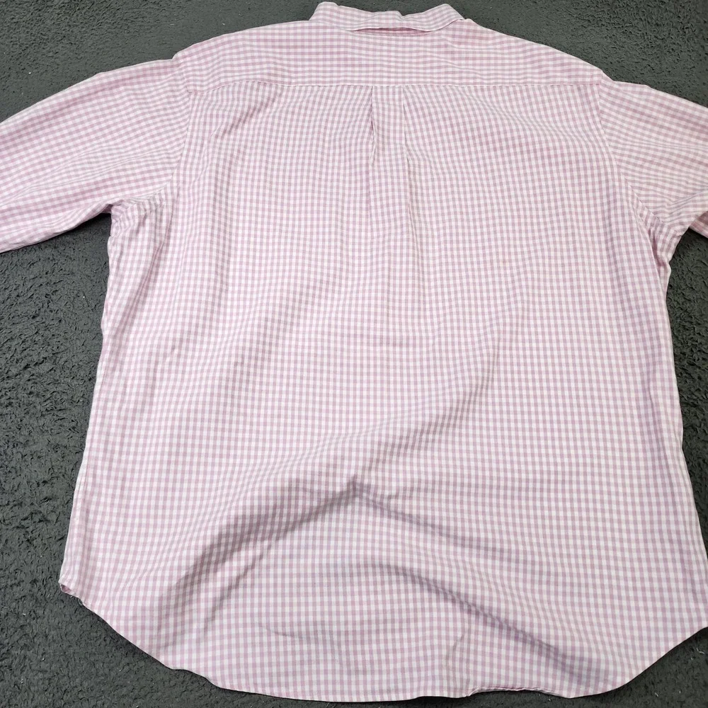Ralph Lauren Shirt Mens 2XL Pink Check Classic Fit Long Sleeve Button Down - Picture 6 of 7